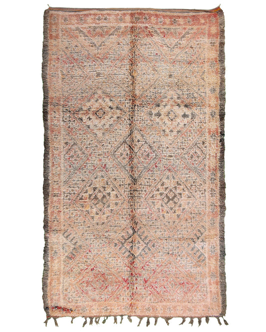 Vintage Moroccan Rug 6x12 ft – Ref. 4135