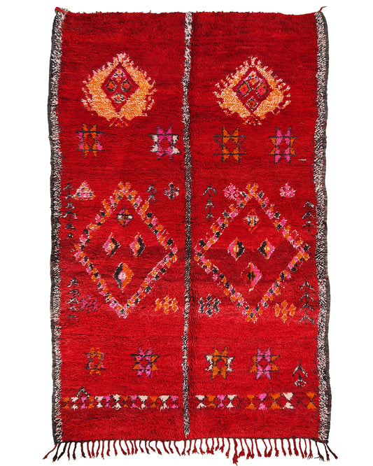 Vintage Moroccan Rug 6x10 ft – Ref. 4136