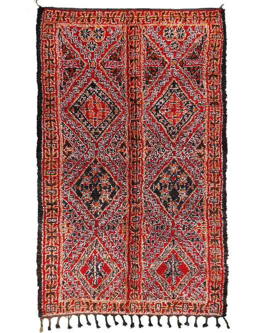 Vintage Moroccan Rug 6x12 ft – Ref. 4138